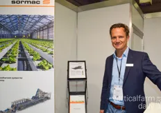Fabian Hendricks with SORMAC. The company supplies machines applicable for postharvest up to blending, weighing and packing. 